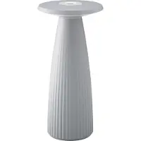 Sigor Akku-Tischleuchte LED Nuflair 24cm nebelgrau 2,2W Flex-Mood 2200K/2700K IP54 Ra85 USB-C dimmbar