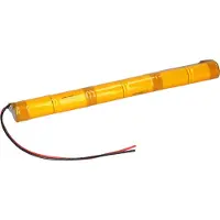 Akkuman.de Notleuchten-Akku 7,2V 2500mAh NiCd C/Baby L1x6 – 20cm Kabel – L61NICD2500
