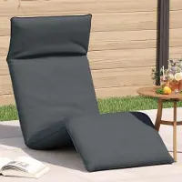 vidaXL Möbel Sonnenliege Klappbar Anthrazit 175x54x8,5 cm Oxford-Gewebe - Gartenliegen &47911