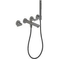 Axor 49480330 3-Loch Fertigset Wannemisch.Wand UP