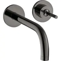 Hansgrohe Einhebel-Waschtischmischer AXOR UNO² DN 15 UP m Al 225mm u Ros. f Wd-mon pol. polished black chrome