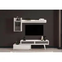 Xl Moebel Gmbh Weiße Holz Wohnwand Designer Wandschrank Luxus Regal Edler TV-Schrank