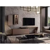 Xl Moebel Gmbh Wohnwand Anbauwand Wohnzimmer Schrankwand Möbel Modern braun Wohnwände