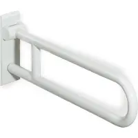 Hewi Stützklappgriff Serie 801 drehbar Stahlkern, L:700mm orange
