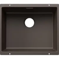 BLANCO SUBLINE 500-U für Farbige Komponenten Einbauspüle SILGRANIT cafe ab 60 cm ohne Ablauffernbedienung - inkl.