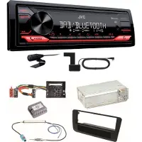 JVC KD-X272DBT Digitalradio Bluetooth USB MP3 FLAC AUX Einbauset für Audi A1 8X