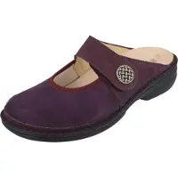 Finn Comfort Asinara Damen Clog lila Nubukleder Stretch : 40 Schuhgröße: 40
