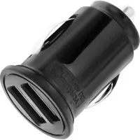 Avizar , Universal-KFZ-Ladegerät für den Zigarettenanzünder (1x 1A USB / 1x 2A USB), Schwarz