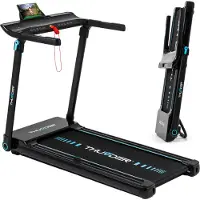 Thunder Laufband ULTRA BLACK 122x45cm 17km/h FitShow klappbar Bluetooth
