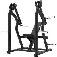 Tunturi Platinum Shoulder Press Kraftstation – Fitnessmaschine für Schultertraining – Plate Loaded Homegym – 200 kg Maximales Gewicht – V-Serie