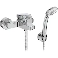 Ideal standard Badearmatur Ceraplan Aufputz, Ausladung 115-120mm BD258AA Chrom