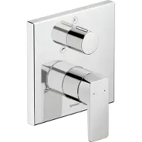 Duravit Fertigmontageset Manhattan UP-Wannen-Einhebelmischer, Umstellventil, chrom