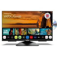Cello 24″ Smart Camping LED TV mit DVD Player, webOS, Triple Tuner, Pitch Perfect Sound, 12V/24V/230V Multispannung – ideal für Wohnmobil & Wohnwagen