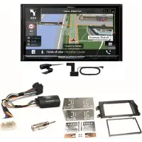 Pioneer AVIC-Z930DAB Navigation Bluetooth Einbauset für Suzuki SX4 Fiat Sedici