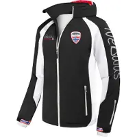 Nebulus Softshell Skijacke SCHWEDEN SKI Herren, warme Softshelljacke, praktische und vielseitige Winterjacke, Q1960 - Herren, schwarz-weiß, L