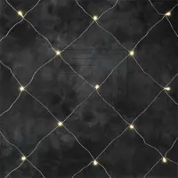 Konstsmide LED Lichternetz 32er warmweiß / transparent 1x1m 3748-103