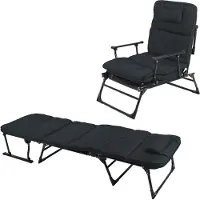 Linder Exclusiv GmbH Linder Exclusiv Klappliege 2in1 Schwarz/Schwarz