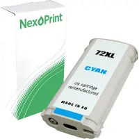 NexoPrint Druckerpatrone kompatibel zu HP C9371A 72 cyan DesignJet T 1120 PS 24 Inch T 1120 HD T 1120 44 T 1120 24 T 1100 PS 44