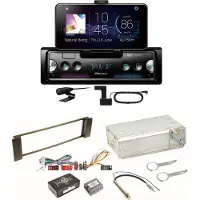 Pioneer SPH-20DAB Digitalradio Bluetooth FLAC Einbauset für Audi A3 8L A6 4B
