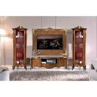 Xl Moebel Gmbh Wohnwand Set 4lg. Wohnzimmer rtv Vitrine Regal Luxus Klassische Neu