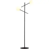 Bioledex Norrika Stehleuchte 2-fach E14 150cm schwarz opal 59x150x30cm Europe