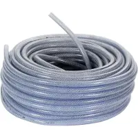 Tricoflex Gewebeschlauch transparent, PVC, Länge 50 m, Schlauch Innen-⌀: 9mm