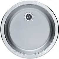 Alveus A1008987, Aufsatzwanne, Kreis, Edelstahl, Edelstahl, 1 Becken, Kreis