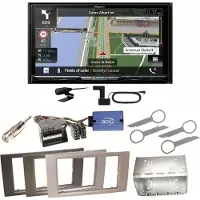 Pioneer AVIC-Z930DAB Bluetooth USB Einbauset für Ford Kuga Fusion Galaxy S-Max