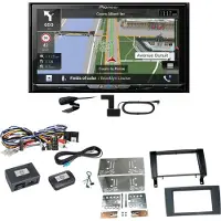 Pioneer AVIC-Z830DAB Navigation Bluetooth USB Einbauset für Mercedes SLK R171