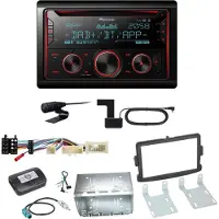 Pioneer FH-S820DAB USB DAB+ Digitalradio CD Einbauset für Renault Captur Master