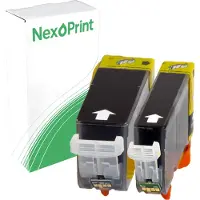 NexoPrint Druckerpatrone kompatibel zu Canon PGI-520+CLI-521 schwarz Pixma MP 990 MP 980 MP 640 R MP 640 MP 630