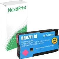NexoPrint Druckerpatrone kompatibel zu HP CZ131A 711 magenta DesignJet T 530 36 Inch T 530 24 T 525 36 T 525 24 T 520 36