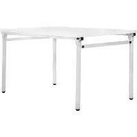Stier Klapptisch 1200x800x720mm in lichtgrau mit weißer Tischplatte, sehr robust und vielseitig einsetzbar, ideal für Büro- und Geschäftsausstattung, Office Desk in unterschiedlichen Größen,
