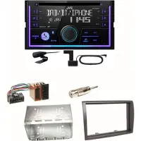 JVC KW-DB95BT Bluetooth Digitalradio Einbauset für Fiat Ducato Boxer Jumper