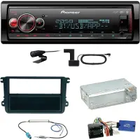 Pioneer MVH-S520DAB FLAC Digitalradio Einbauset für Seat Leon Alhambra Altea XL