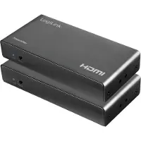 Logilink HDMI extender set over LAN, KVM, 50m, 2xUSB,1080p/60Hz,HDCP,IR,loop out