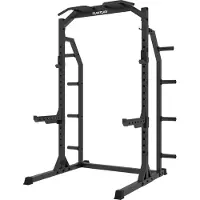 Tunturi HR60 Half Rack Kraftstation – Ganzkörper Fitnessgerät – Plate Loaded Homegym – Bis 300 kg belastbar