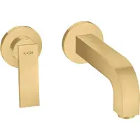 Hansgrohe Fertigmontageset AXOR CITTERIO f Unterputz-Einhebel-Waschtischmischer H Hebelgriff brushed gold optic