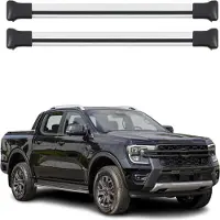 Omac Dachträger Grundtäger für Ford Ranger 2022-2025 75kg Aluminium Silber 2 tlg