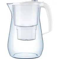 AQUAPHOR Onyx weiß inkl. 1 MAXFOR+ Filterkartusche - Premium-Wasserfilter aus TRITAN. Reduziert von Kalk, Chlor & weiteren Stoffen