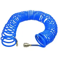 GEKO Druckluftschlauch Spiral PE 10m 5x8mm blau