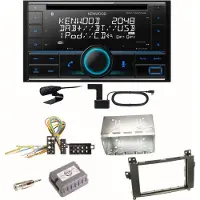 Kenwood DPX-7300DAB Bluetooth DAB Einbauset für Mercedes Vito Viano W639