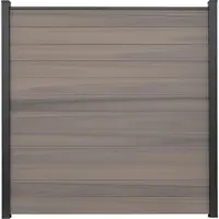 GROEN & JANSSEN Zaun Hauptelement GroJa Flex Stecksystem ohne Pfosten 180 x 180 cm bi-color co-extrudiert