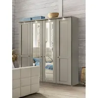 SANSIBAR Living Kleiderschrank SANSIBAR AALBORG BHT 200x216x58 cm Drehtürenschrank