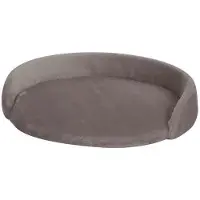 Nobby De Luxe, Brett, Rund, Grau, Plüsch, 100 mm, 48 cm
