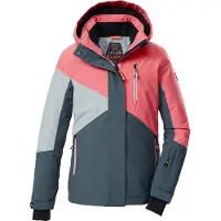 Killtec KSW 209 Girls Ski Jacket dunkel denim/koralle pink/hell rauchblau (00506) 164