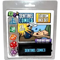 Ulisses Spiel & Medien Sentinel Comics Rollenspiel Würfelset – 15-teiliges Würfelpaket