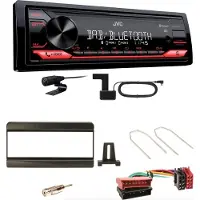 JVC KD-X272DBT Digitalradio USB MP3 AUX Einbauset für Focus Fiesta Puma Mondeo