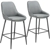 TecTake Thekenstuhl Siera 49 x 54 x 100 cm, Belastbarkeit 120 kg