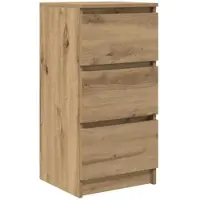 vidaXL Sideboard Artisan-Eiche 37,5x35x76 cm Holzwerkstoff